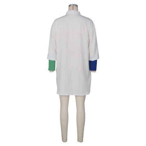 New Casual High Low Long Sleeve Letter Colorful Button Up Shirts CODE: KAR2137