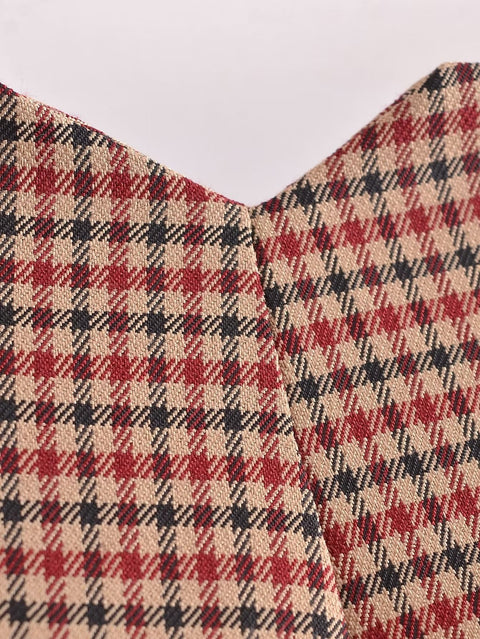 New Casual Plaid Print Pants CODE: KAR2138