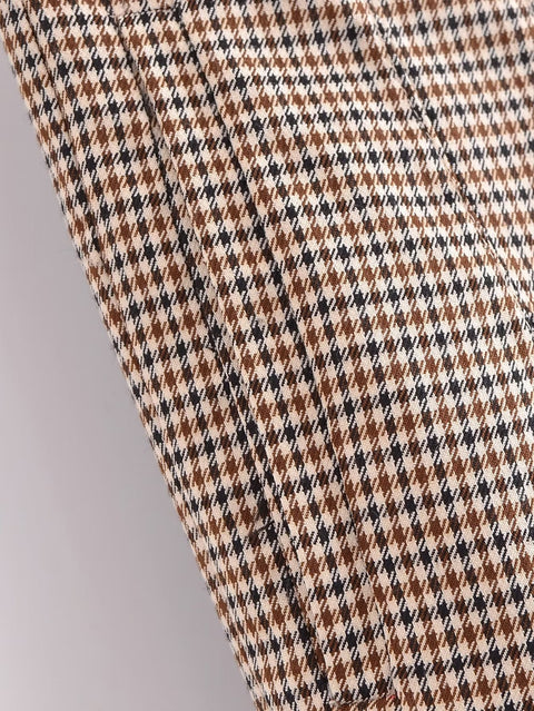 New Casual Plaid Print Pants CODE: KAR2138