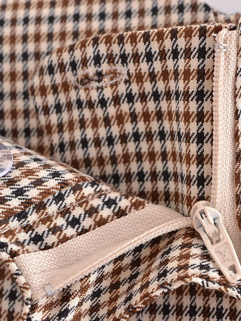 New Casual Plaid Print Pants CODE: KAR2138