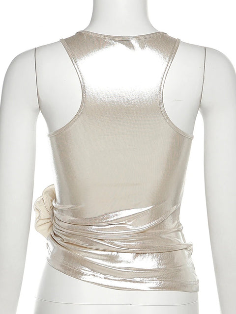 New Matte Transparent Simple Sexy Sleeveless Vest CODE: KAR2145