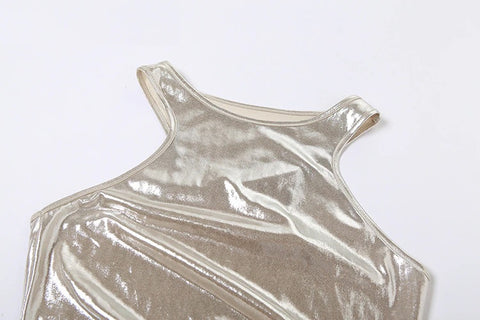 New Matte Transparent Simple Sexy Sleeveless Vest CODE: KAR2145