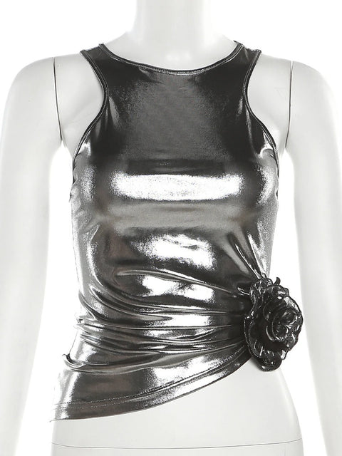 New Matte Transparent Simple Sexy Sleeveless Vest CODE: KAR2145