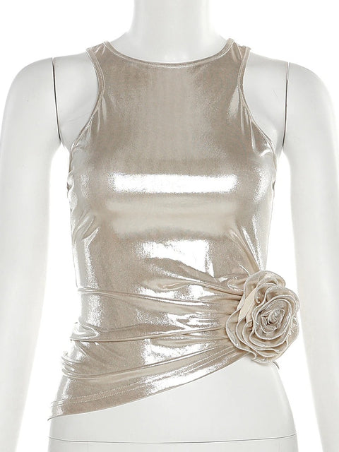 New Matte Transparent Simple Sexy Sleeveless Vest CODE: KAR2145