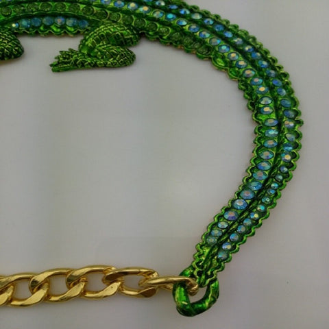 New exaggerated fashion crocodile collar necklace CODE: KAR2150