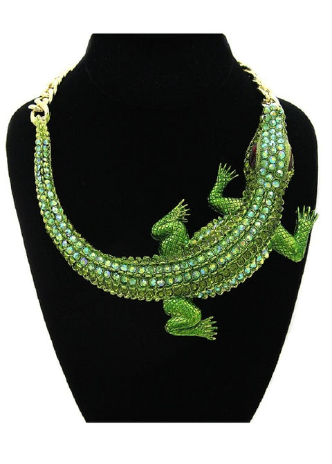 New exaggerated fashion crocodile collar necklace CODE: KAR2150