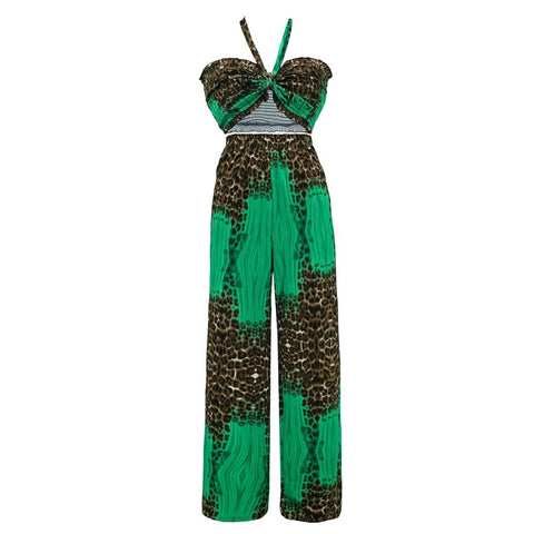 Summer Sexy Sleeveless 2 Piece Top Long Pant Matching Set CODE: KAR2167