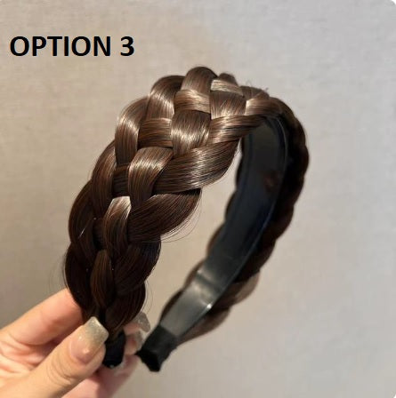 New Fishbone Fashion Wide Braids Hairbands CODE: KAR2173