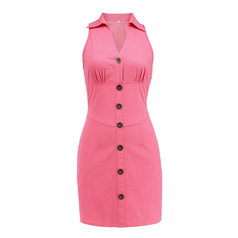 New sexy sleeveless casual thin Short dress CODE: KAR2180
