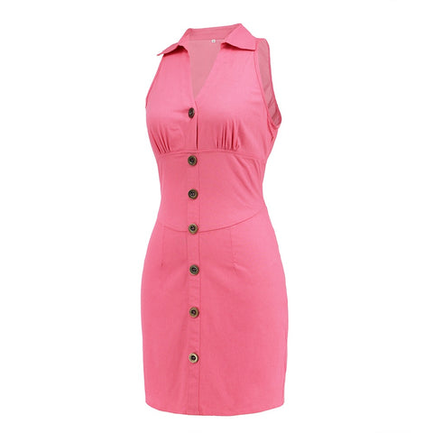 New sexy sleeveless casual thin Short dress CODE: KAR2180