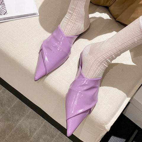 New Casual Flip Flops Slides Pointed Toe Flats CODE: KAR2185
