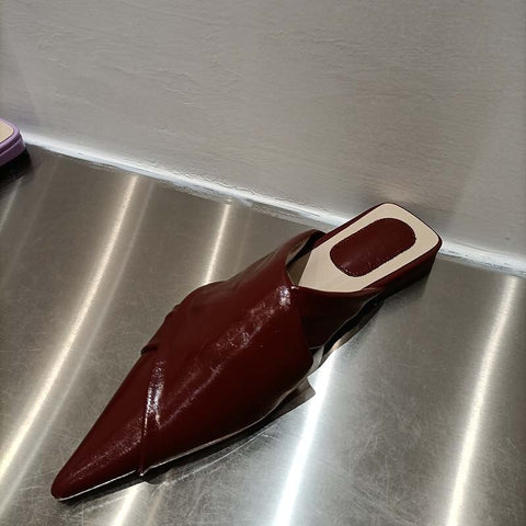 New Casual Flip Flops Slides Pointed Toe Flats CODE: KAR2185
