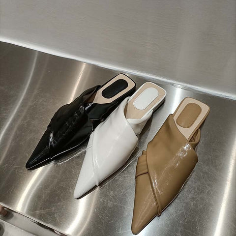 New Casual Flip Flops Slides Pointed Toe Flats CODE: KAR2185