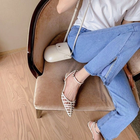 Summer Fashion High Heel Pointed Toe Shoes CODE: KAR2188