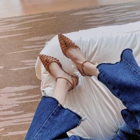 Summer Fashion High Heel Pointed Toe Shoes CODE: KAR2188