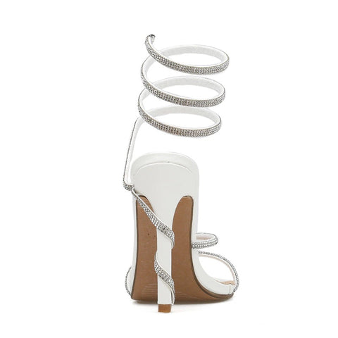 Luxury Crystal Snake Coiled Sexy Thin High heel Sandals CODE: KAR2195