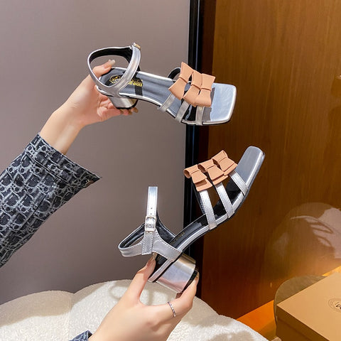 New Fashion Summer Solid Color High Heel Sandals CODE: KAR2208