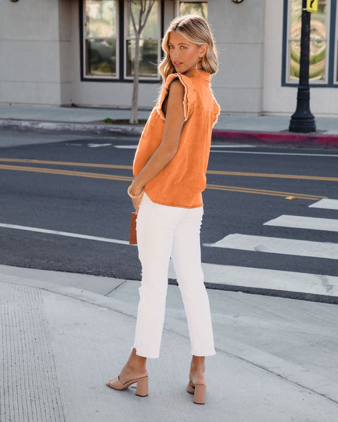 Summer Fashion Flying Sleeve LOOSE Casual Single Breasted Top CODE: KAR2213