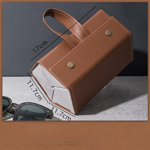 New 5 slot Eyeglasses Storage Folding Portable Box CODE: KAR2214