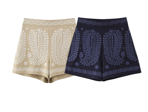 Summer New Embroidered Decoration Style Casual Short CODE: KAR2225