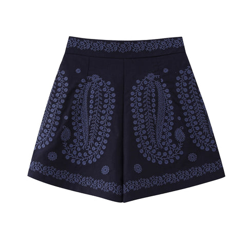 Summer New Embroidered Decoration Style Casual Short CODE: KAR2225