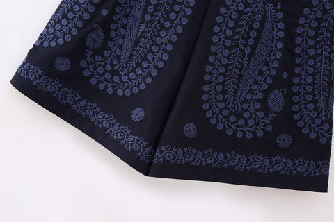 Summer New Embroidered Decoration Style Casual Short CODE: KAR2225