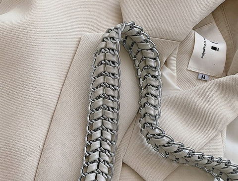 New Summer Rhombus Chain Single Shoulder Texture Small Square Bag CODE: KAR2238
