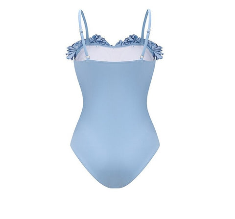 New Tong One Rose Blue Senior Feeling Ancient Swimsuit CODE: KAR2242