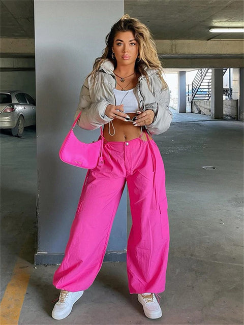 New Fashion High Waist Sexy Bodycon Cargo Pant CODE: KAR2246