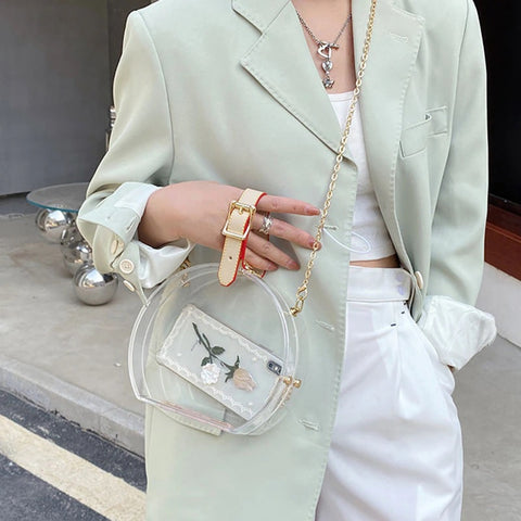 New Transparent Acrylic Jelly Bucket Candy Color Bag CODE: KAR2256