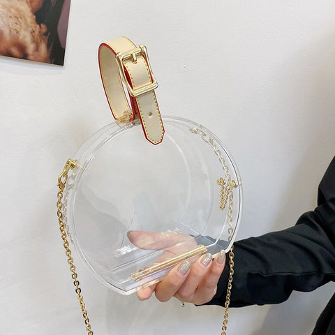 New Transparent Acrylic Jelly Bucket Candy Color Bag CODE: KAR2256