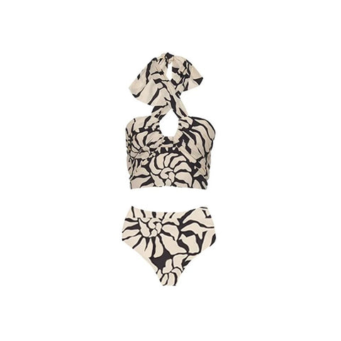 New Cover-up Crop Tank Top And Skirt 2 Piece Set Swimsuit CODE: KAR2260