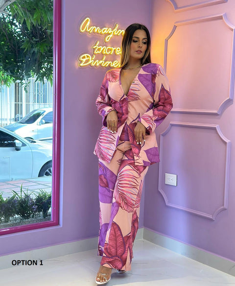 Autumn Long Sleeve Top And Pant 2 Two Piece Set CODE: KAR2266