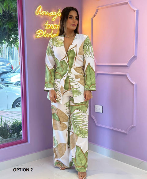 Autumn Long Sleeve Top And Pant 2 Two Piece Set CODE: KAR2266