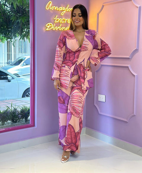 Autumn Long Sleeve Top And Pant 2 Two Piece Set CODE: KAR2266