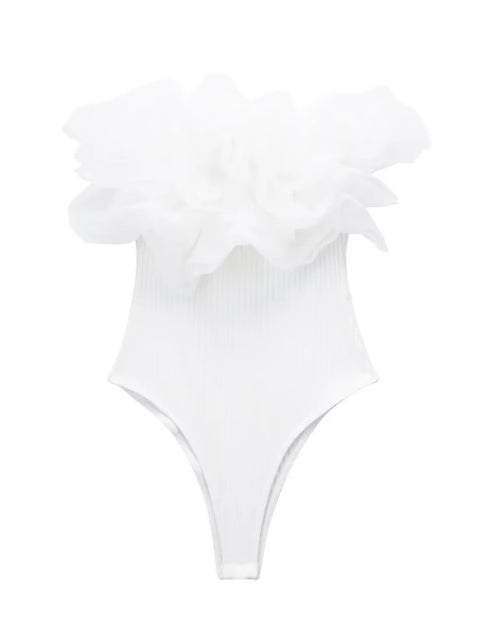 Strapless Patchwork Bodysuit CODE: READY1152