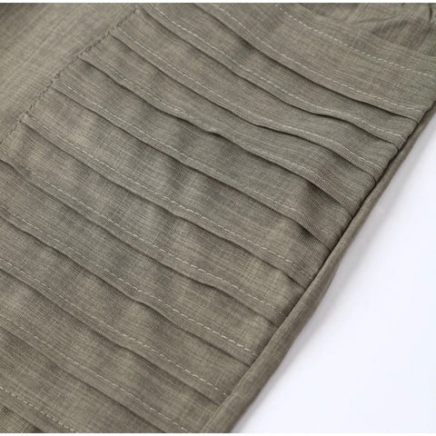 New Fashion Round Neck Short Sleeve Open Waist Wide Leg Jumpsuit CODE: KAR2306