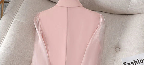 New Summer One Button Short Casual Three-Quarter Sleeve Blazer CODE: KAR2314