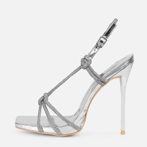 New Sexy Buckle Strap Street Style Stripper Prom Stiletto High Heel Sandal CODE: KAR2327