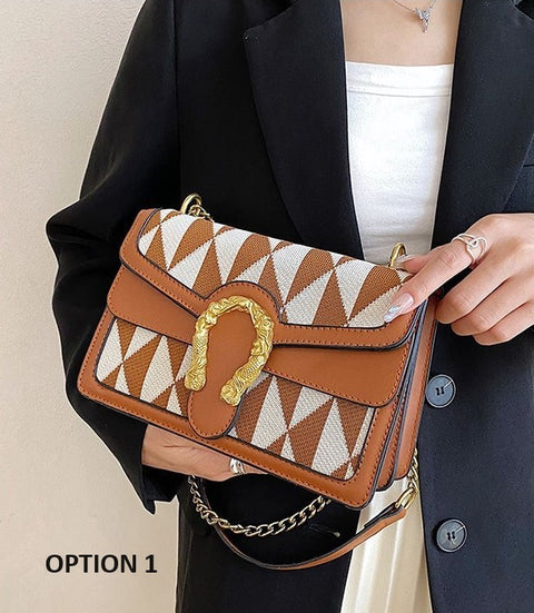 New Light Luxury Trend Crossbody Shoulder Bags CODE: KAR2332