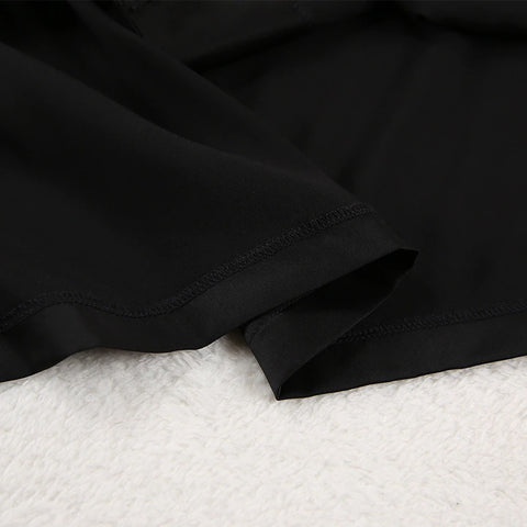 Sexy Single-Breasted Low Cut Long Sleeve Suit Wide Leg Pant Oversized Set CODE: KAR2346