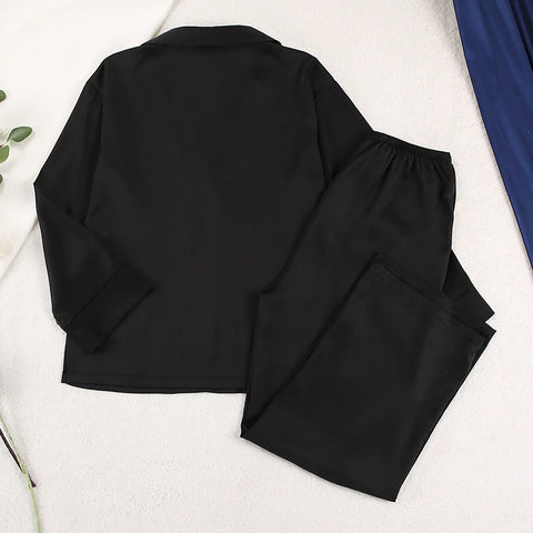 Sexy Single-Breasted Low Cut Long Sleeve Suit Wide Leg Pant Oversized Set CODE: KAR2346