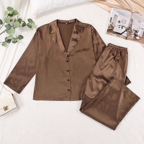 Sexy Single-Breasted Low Cut Long Sleeve Suit Wide Leg Pant Oversized Set CODE: KAR2346