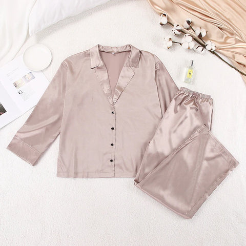 Sexy Single-Breasted Low Cut Long Sleeve Suit Wide Leg Pant Oversized Set CODE: KAR2346