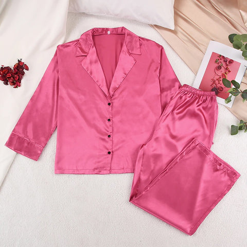 Sexy Single-Breasted Low Cut Long Sleeve Suit Wide Leg Pant Oversized Set CODE: KAR2346