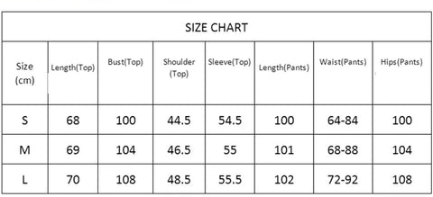 Summer Fashion Print Casual Loose Long Sleeve Suits  Trouser 2 Piece Set CODE: KAR2350