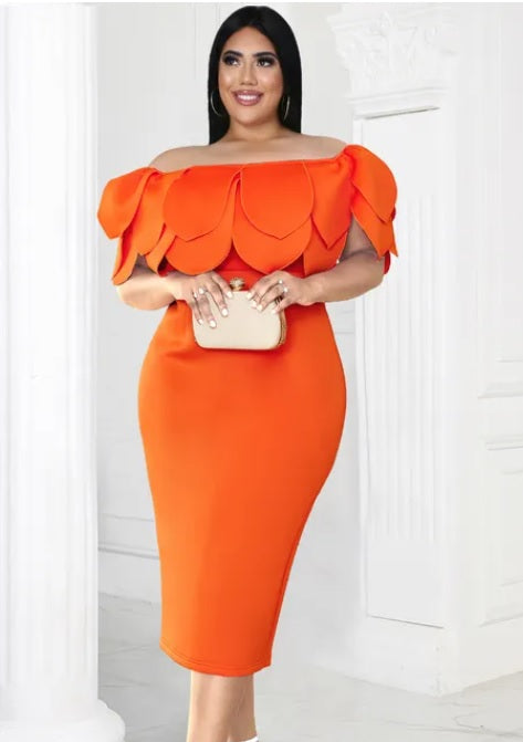 Summer New Off Shoulder Sheath Sexy Ruffles Dress CODE: KAR2363