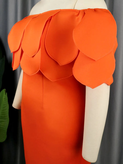 Summer New Off Shoulder Sheath Sexy Ruffles Dress CODE: KAR2363