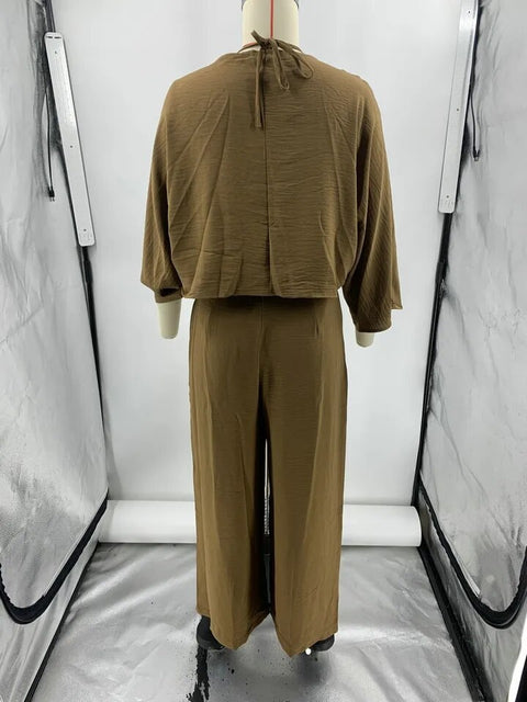 Summer Elegant Sexy Casual Kaftan Leisure Top And Pant Two Piece Set CODE: KAR2381