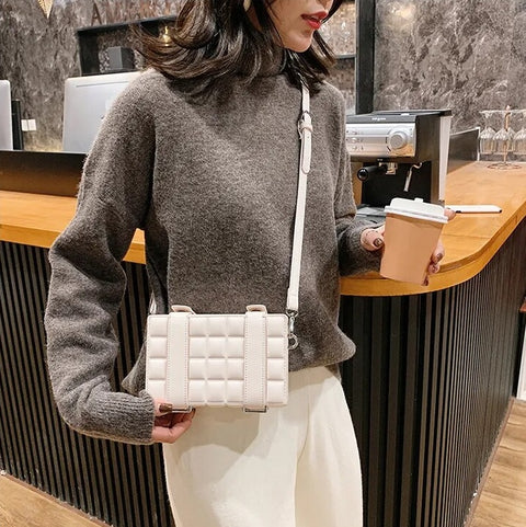New Casual Box Design Small Crossbody Bag CODE: KAR2386